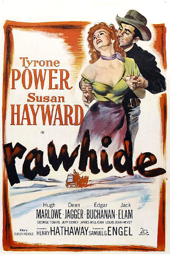 Rawhide (1951) poster