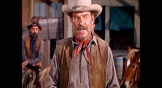 Ray Teal as Gabe Clevenger, a sometimes cattleman and full-time scoundrel in Fort Worth (1951)