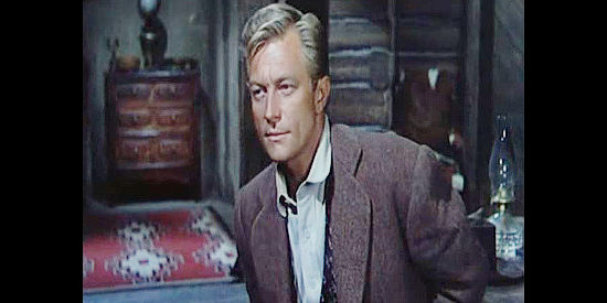 Richard Denning as Lee Kemper, a man who wants Martha and a share of the gold in Hangman's Knot (1952)