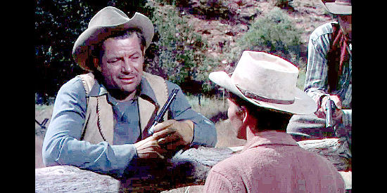 Richard Rober as Big Matt Rango, out to get the Hassards and their new herd of horses in Sierra (1950)