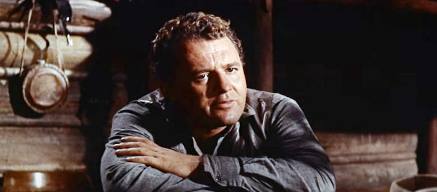 Rod Steiger as Pinky Valerie, a ranch hand curious about Jubal Troop's past in Jubal (1956)