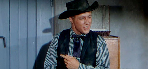 Russell Johnson as Jimmy Johnson, Frame's hot-headed younger brother in Law and Order (1953)