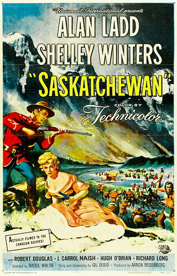 Saskatchewan (1954) poster