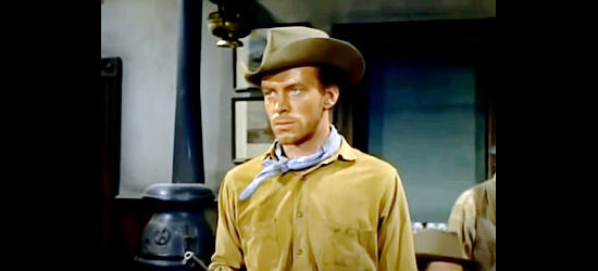 Skip Homeier as Frank Banner, one of John Banner's gang members in Dakota Incident (1956)