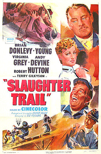 Slaughter Trail (1951) poster