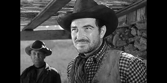 Stephen McNally as Dutch Henry Brown, the man Lin McAdams is looking for in Winchester '73 (1950)