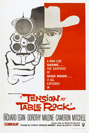 Tension at Table Rock (1956) poster