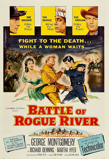 The Battle of Rogue River (1954) poster