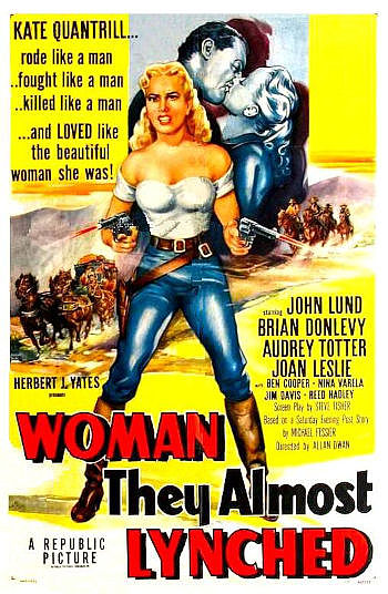 The Woman They Almost Lynched (1953) poster