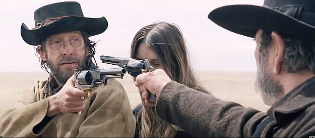 Tim Blake Nelson as a freighter determined to claim Arabella as his own in The Homesman (2014)