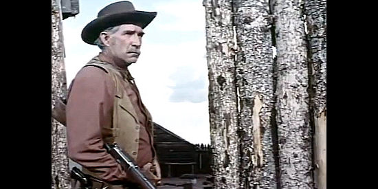 Trevor Bardette as Marshal Bill Haney, trying to deliver two outlaws to justice in Dragoon Wells Massacre (1957)