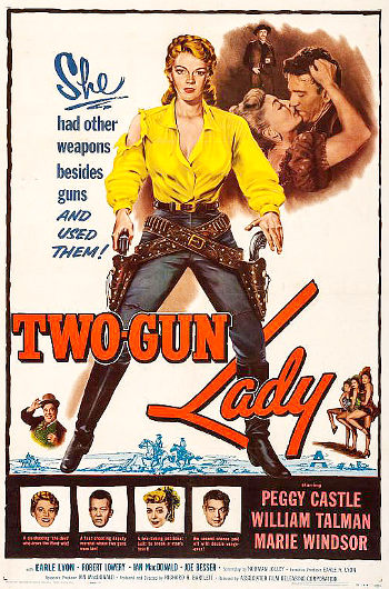 Two-Gun Lady (1955) poster