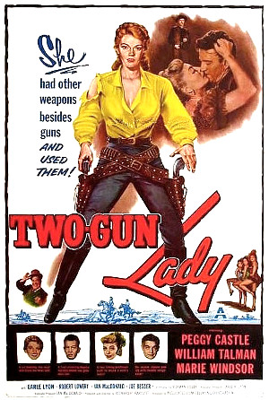Two-Gun Lady (1956) poster