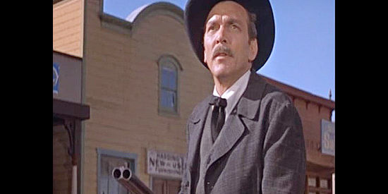 Walter Coy as Sam McCoy, the man who brings the railroad to Wichita in Wichita (1955)
