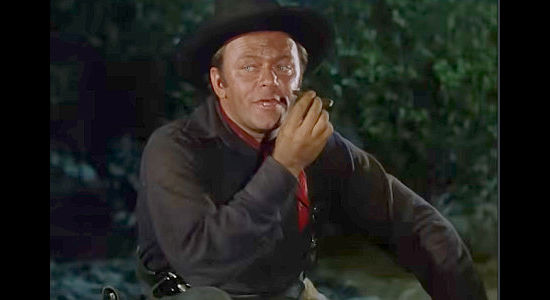 William 'Bill' Phillips as Tinney, one of the soldiers in the 7th Cavalry in Bugles in the Afternoon (1952)