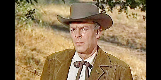 William Ching as Rex Willard, the man Corrina Ordway married after being left behind by Larry Madden in Tall Man Riding (1955)