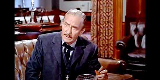 William Demarest as Brand Comfort, brother of the man Ben is accused of killing in The Rawhide Years (1956)