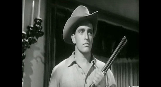 William Holmes as Ding Bell, one of Artemus Taylor's most loyal hands in The Bushwhackers (1952)