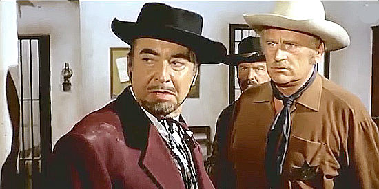 Alejandro Ulloa as Miller with Luis Induni as the sheriff of Tombstone in Dig Your Grave, Friend … Sabata is Coming (1971)