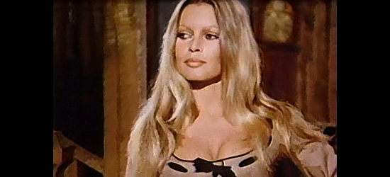 Brigitte Bardot as Louise, pretending to be Doc Miller in The Legend of Frenchie King (1971)