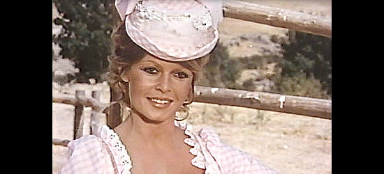 Brigitte Bardot as Louise, shopping for a Sarrazin horse in The Legend of Frenchie King (1971)