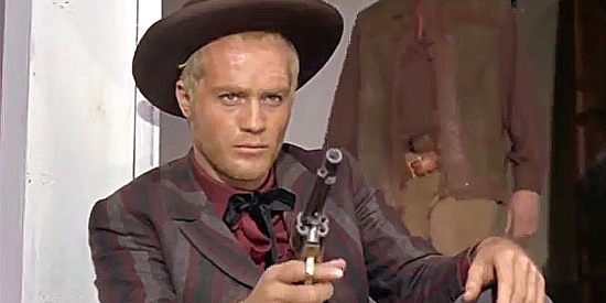 Carlo Palmucci as Dean Light, Ferguson's favorite fast gun in Requiescant (1967)