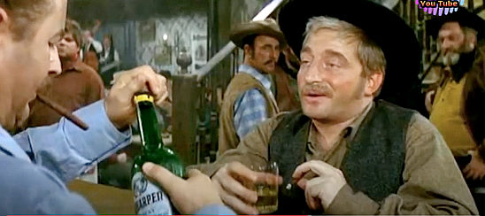 Carolo Croccolo as Sheriff Micky Stanton, drunk too often to do anyone much good in The Sheriff was a Lady (1964)
