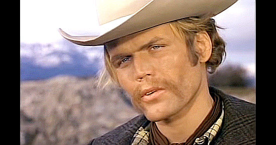 Dan van Husen as one of the rangers hired to guard the gold train in Alive or Preferably Dead (1969)