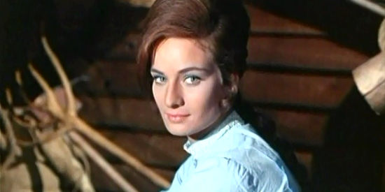 Diana Martin as Nancy, the young woman who has never known her father in Minnesota Clay (1964)