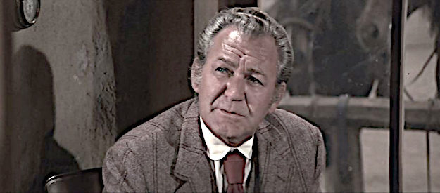 Forrest Tucker as L.G. Murphy, a businessman determined to take over the town of Lincoln in Chisum (1970)