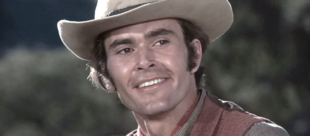 Geoffrey Deuel as Billy 'The Kid' Bonney, trying a new way of life as a Tunstall ranch hand in Chisum (1970)