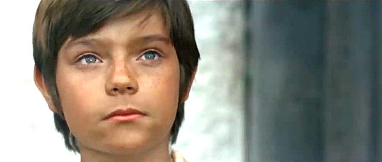 Giusva FIoravanti as Antonio, the young boy who befriends El Puro in El Puro (1969)