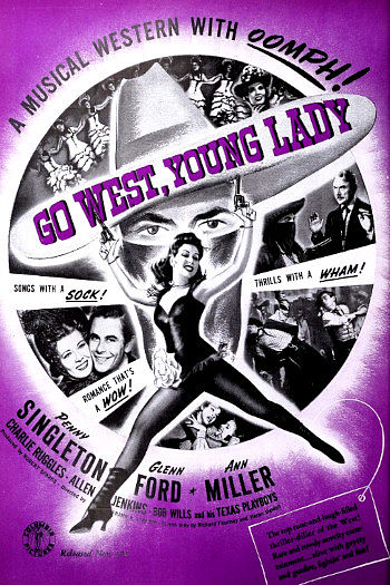 Go West Young Lady (1941) poster