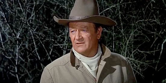 John Wayne as Cord McNally, a former Union officer looking for old enemies in Rio Lobo (1970)