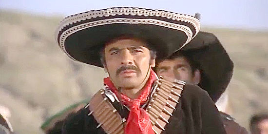 Massimo Sarchielli as Leonardo Marquez, a revolutionary leader tricked into a massacre in Requiescant (1967)