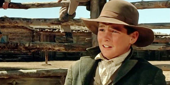 Mike Pyeatt as Homer Weems, one of Will Anderson's young cowboys in The Cowboys (1972)