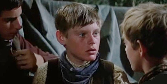 Norman Howell as Weedy, one of Will Anderson's young cowboys in The Cowboys (1972)