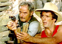 Eli Wallach as Black Jack and Giuliano Gemma as Swiss in Shoot First, Ask Questions Later (1975)