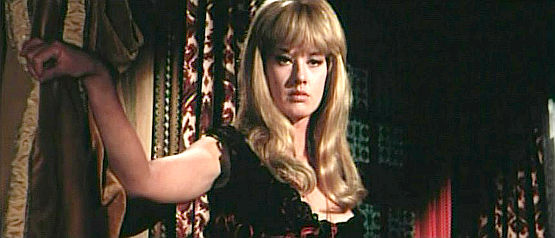 Pamela Tudor as Sabine, fretting about Sam's safety in One After Another (1968)