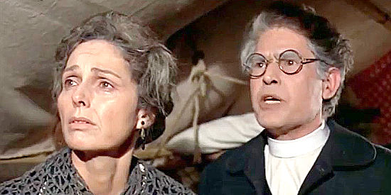 Requiescant's adoptive parents, including Ferruccio Viotti as Father John in Requiescant (1967)