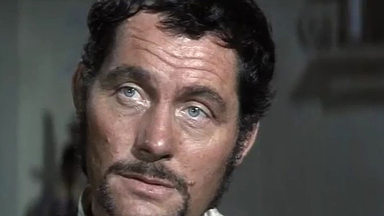 Robert Shaw as The Priest in A Town Called Hell (1971)