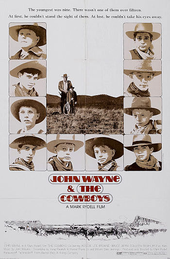 The Cowboys (1972) poster
