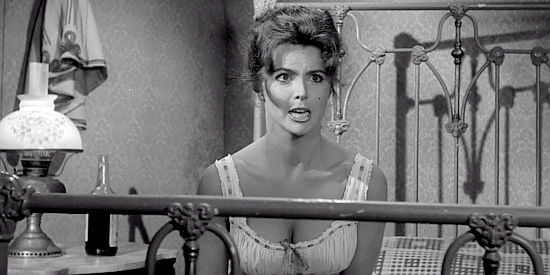 Tina Louise as Selah Jennison, giving Bovard a piece of her mind, yet again, in The Hangman (1959)
