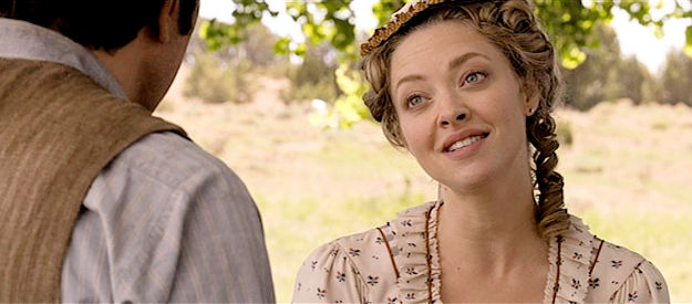 Amanda Seyfried as Louise, breaking up with Albert about he backs out of a gunfight in A Million Ways to Die in the West (2014)