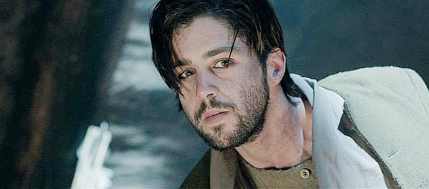 Josh Peck as Samuel, realizing he's found the long-lost father he's been seeking in The Timber (2015)
