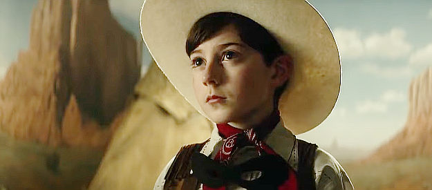 Mason Cook as Will, the young Lone Ranger fan who visits the circus in San Francisco and meets an aging Tonto in The Lone Ranger (2013)