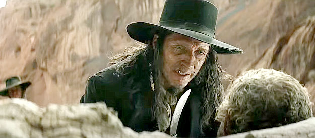 William Fichtner as Butch Cavendish, ready to settle an old score with a Texas Ranger in The Lone Ranger (2013)