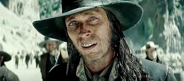 William Fichtner as Butch Cavendish, the man who's escape starts the trouble for the Reid family in The Lone Ranger (2013)
