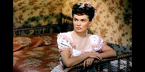 Joanne Dru as Jen Strobie, coming to realize she married the wrong man in Vengeance Valley (1951)