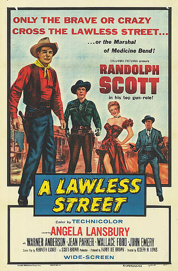 A Lawless Street (1955) poster